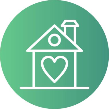 ev simgesi vektör illüstrasyonu