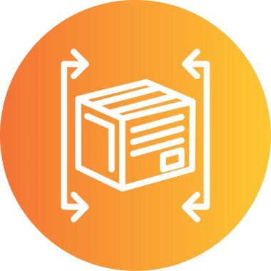 Modern simgenin vektör illüstrasyonu