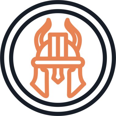 Bir ateş simgesinin vektör illüstrasyonu