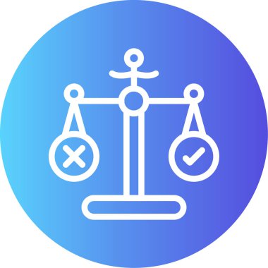 Bir çember simgesinin vektör illüstrasyonu