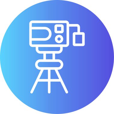 kamera simgesi vektör illüstrasyonu