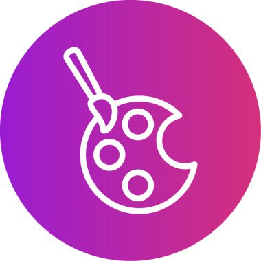 Bir yarasa simgesinin vektör illüstrasyonu