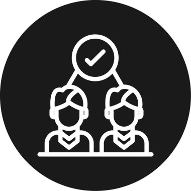 İnsan simgesinin vektör illüstrasyonu