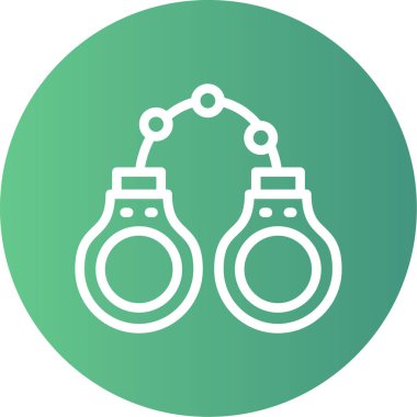 Modern b 'nin vektör illüstrasyonu polis ikonundan yoksun