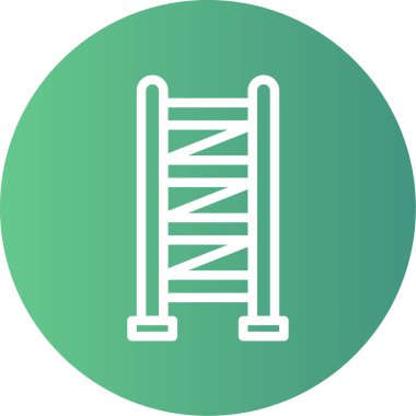 Merdiven simgesinin vektör illüstrasyonu