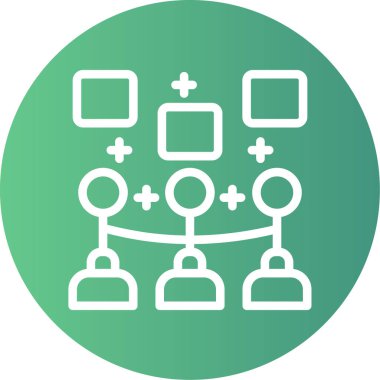 Modern b 'nin vektör illüstrasyonu insanların ikonundan yoksun