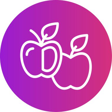 Apple vektör simgesi illüstrasyonu