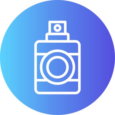 Benzersiz fotoğraf makinesi vektör çizgisi simgesi