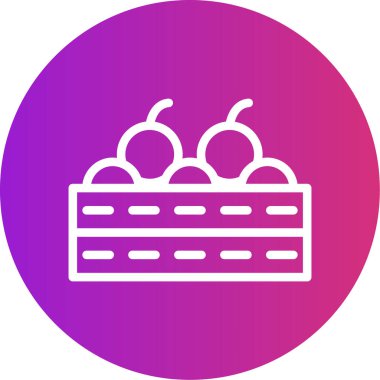 Gıda simgesinin vektör illüstrasyonu