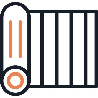 Isıtma. Web simgesi basit illüstrasyon