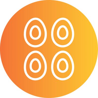 Yuvarlak düğmenin vektör çizimi