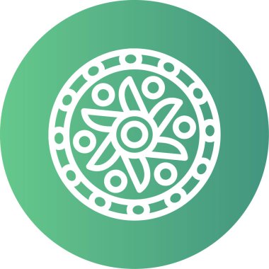 Bir çiçeğin vektör illüstrasyonu