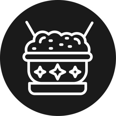 Gıda simgesinin vektör illüstrasyonu