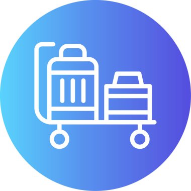 Tramvay Simgesi vektör çizimi