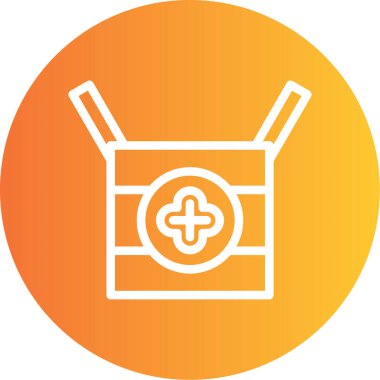 Tıbbi çantanın vektör illüstrasyonu