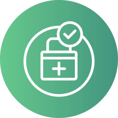 Modern simgenin vektör illüstrasyonu