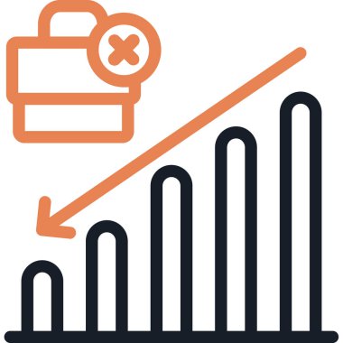 iş grafiği vektör illüstrasyonu