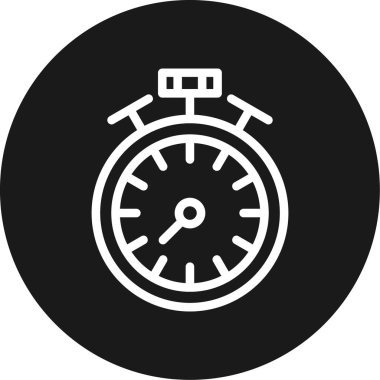 Saat simgesinin vektör illüstrasyonu