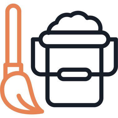 temizlik hizmeti vektör illüstrasyon