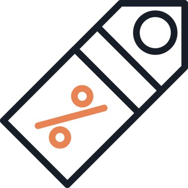 Tek bir simgenin vektör illüstrasyonu