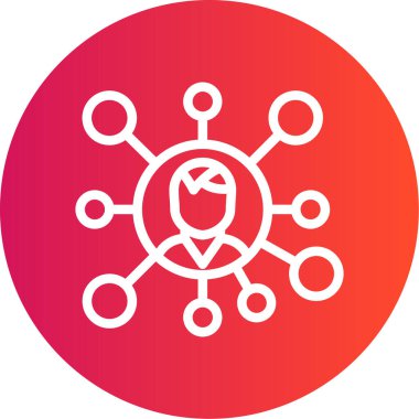 Bir saat simgesinin vektör illüstrasyonu