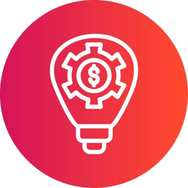 ampul vektör resimleme simgesi tasarımı