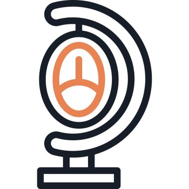 uydu simgesi vektör illüstrasyonu