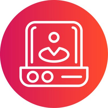 Seo simgesinin vektör illüstrasyonu