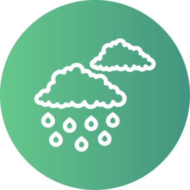 Hava durumu modern simgesinin vektör illüstrasyonu