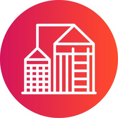 Yapı simgesinin vektör illüstrasyonu