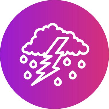 vektör Bulut simgesi illüstrasyonu