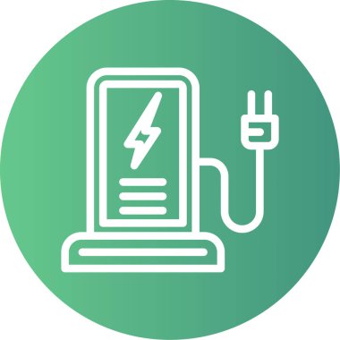 Pil simgesinin vektör illüstrasyonu