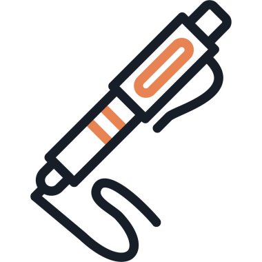 İğneli şırınganın vektör çizimi