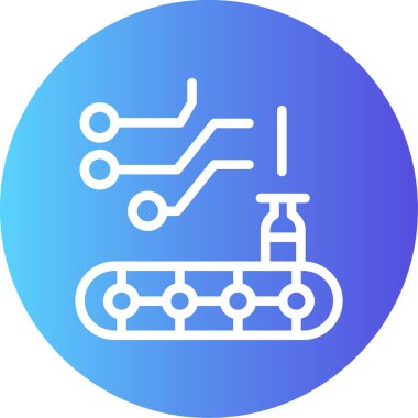 Modern bir simgenin vektör illüstrasyonu