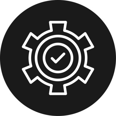 Moda biçimi izole edilmiş arkaplan ayarları simgesi