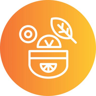 Gıda simgesinin vektör illüstrasyonu