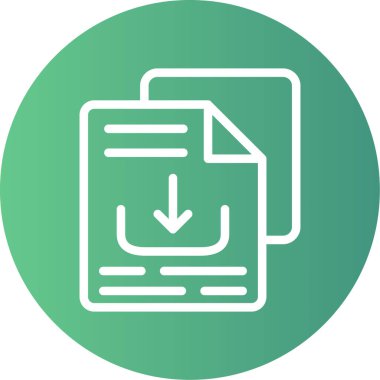 dosya vektör simgesi modern basit illüstrasyon