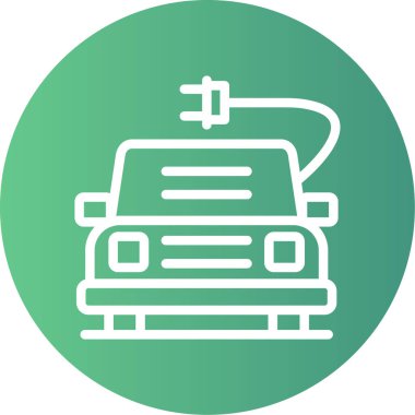 - Araba. Web simgesi basit illüstrasyon