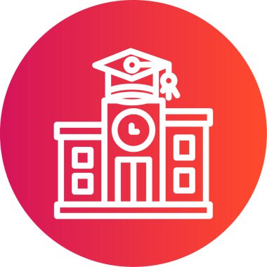 Eğitim simgesinin vektör illüstrasyonu