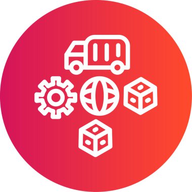 Seo simgesinin vektör illüstrasyonu