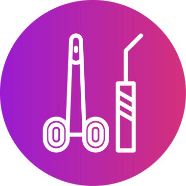 Modern bir simgenin vektör illüstrasyonu