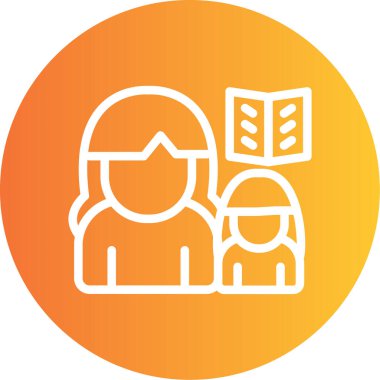 İnsan simgesinin vektör illüstrasyonu