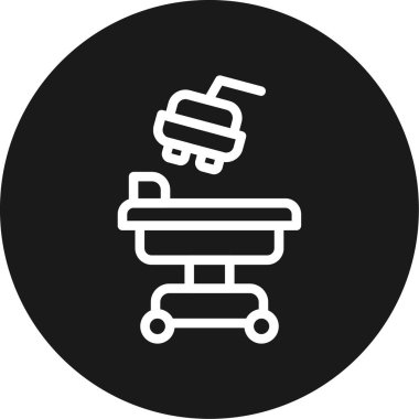 Bir paten simgesinin vektör illüstrasyonu