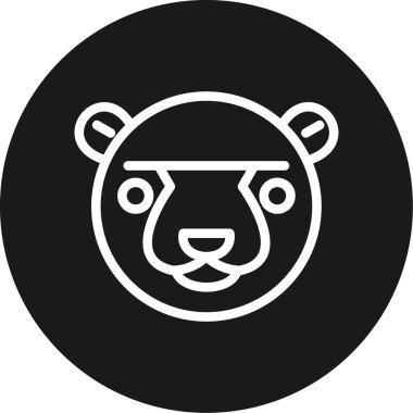 Ayı başı simgesi, basit biçim