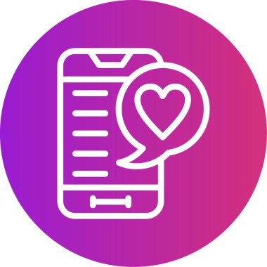 Vektör Kalp Simgesi illüstrasyonu