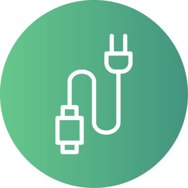 güç dolgu vektör simgesi