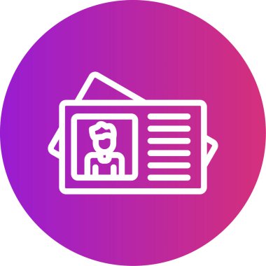 Belge simgesinin vektör illüstrasyonu