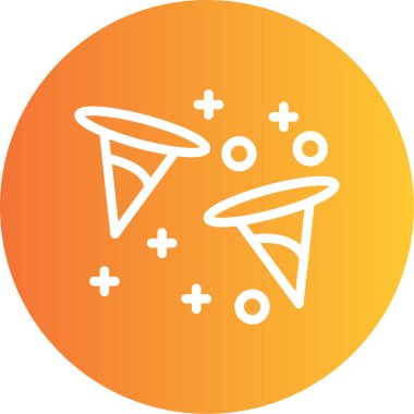 vektör pizza simgesi illüstrasyonu