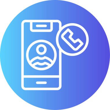 Akıllı telefon simgesinin vektör çizimi