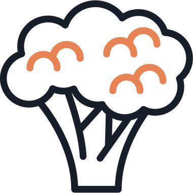 Bulut. Web simgesi basit illüstrasyon